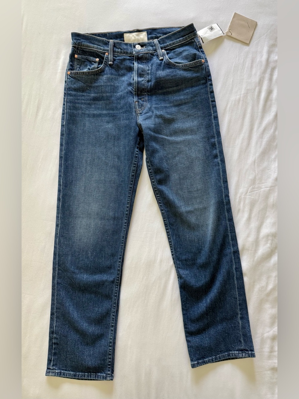 MOTHER Women’s Tomcat ankle  in cannonball | Size 29